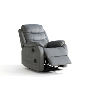 English Elm Steph Fabric Recliner with Lumbar Massage for Modern Living Room Relaxation B347P348742