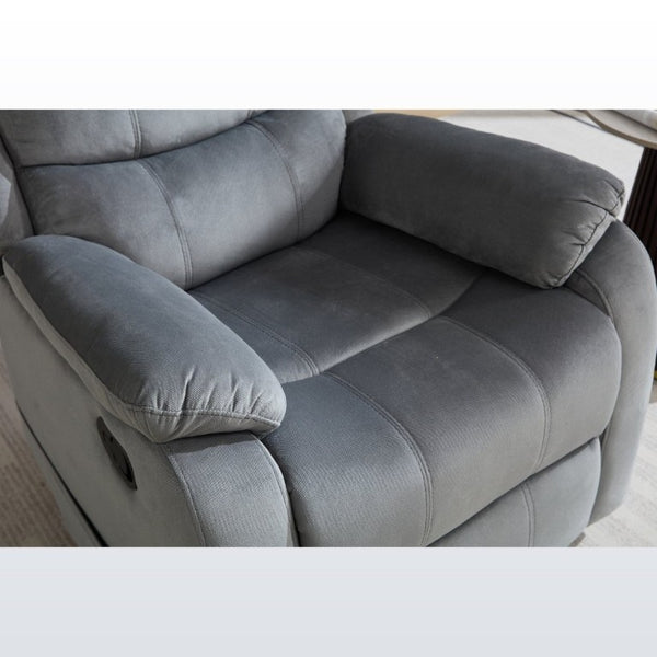 English Elm Steph Fabric Recliner with Lumbar Massage for Modern Living Room Relaxation B347P348742
