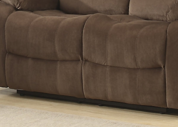 English Elm Modern Three Seat Polyester Sofa with Lumbar Massager and Cushioned Pillow Armrests B347P399468