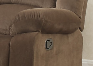 English Elm Modern Three Seat Polyester Sofa with Lumbar Massager and Cushioned Pillow Armrests B347P399468