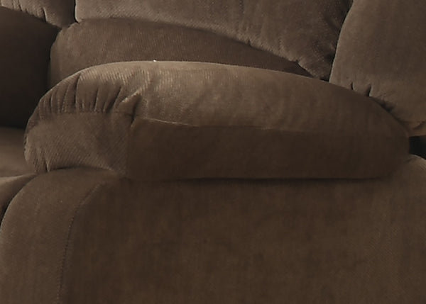 English Elm Modern Three Seat Polyester Sofa with Lumbar Massager and Cushioned Pillow Armrests B347P399468