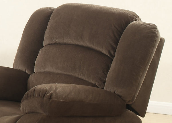 English Elm Modern Three Seat Polyester Sofa with Lumbar Massager and Cushioned Pillow Armrests B347P399468