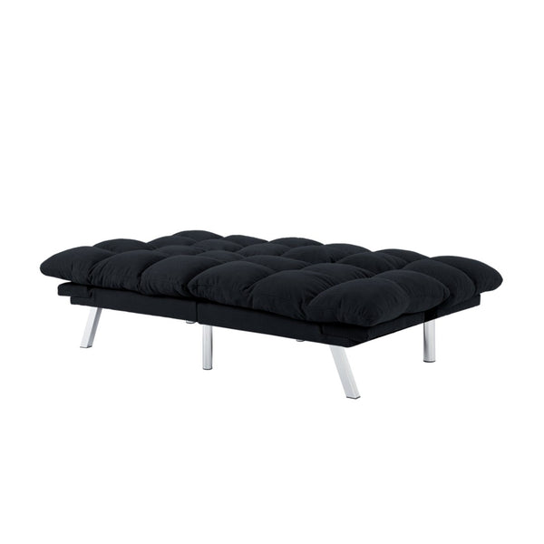 English Elm Multifunctional Velvet Sleeper Sofa Foldable 2 Seater Corduroy Couch for Studio Apartments B347P421406