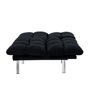 English Elm Multifunctional Velvet Sleeper Sofa Foldable 2 Seater Corduroy Couch for Studio Apartments B347P421406