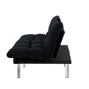 English Elm Multifunctional Velvet Sleeper Sofa Foldable 2 Seater Corduroy Couch for Studio Apartments B347P421406