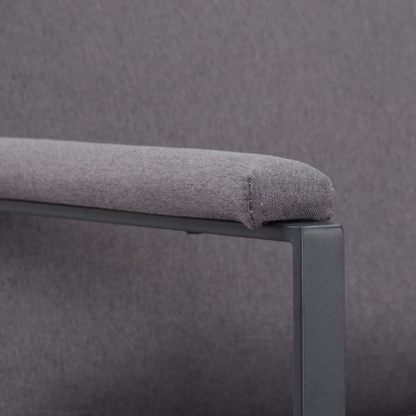 English Elm 26.8 Inch Linen Blend Accent Chair Metal Frame High Density Foam Padded Armchair for Living Room Grey B347P507321