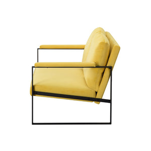 English Elm Loveseat Velvet Two Seat Sofa with Foam Cushions and Washable Cover for Modern Rooms B347P507344
