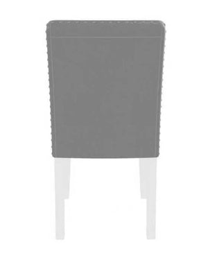 English Elm Regal High Back Nailhead Dining Chairs Set of 2 Foam Padded Solid Wood Legs B347P517922