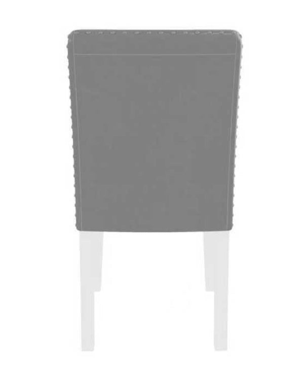 English Elm Regal High Back Nailhead Dining Chairs Set of 2 Foam Padded Solid Wood Legs B347P517922