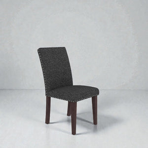 English Elm Regal Estate High Back Nailhead Trim Upholstered Dining Chairs with Dense Foam Seating B347P517985