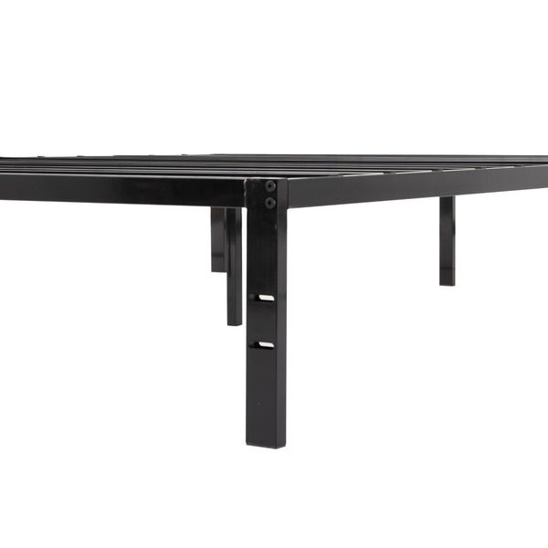 English Elm Queen Metal Platform Bed Low Profile Frame with Reinforced Slats and Storage Clearance B347P521928
