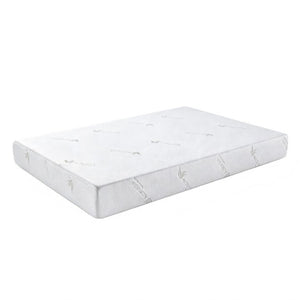 English Elm 8Inch Aloe Infused Memory Foam Twin Mattress Three Layer Firm Support Knit Cover B347P526702