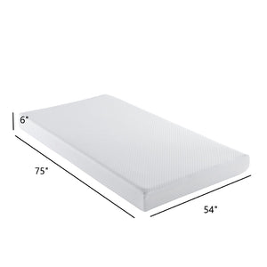 English Elm Full Size 6 Inch Memory Foam Mattress Adaptive Spinal Support for Cooler Sleep B347P533446