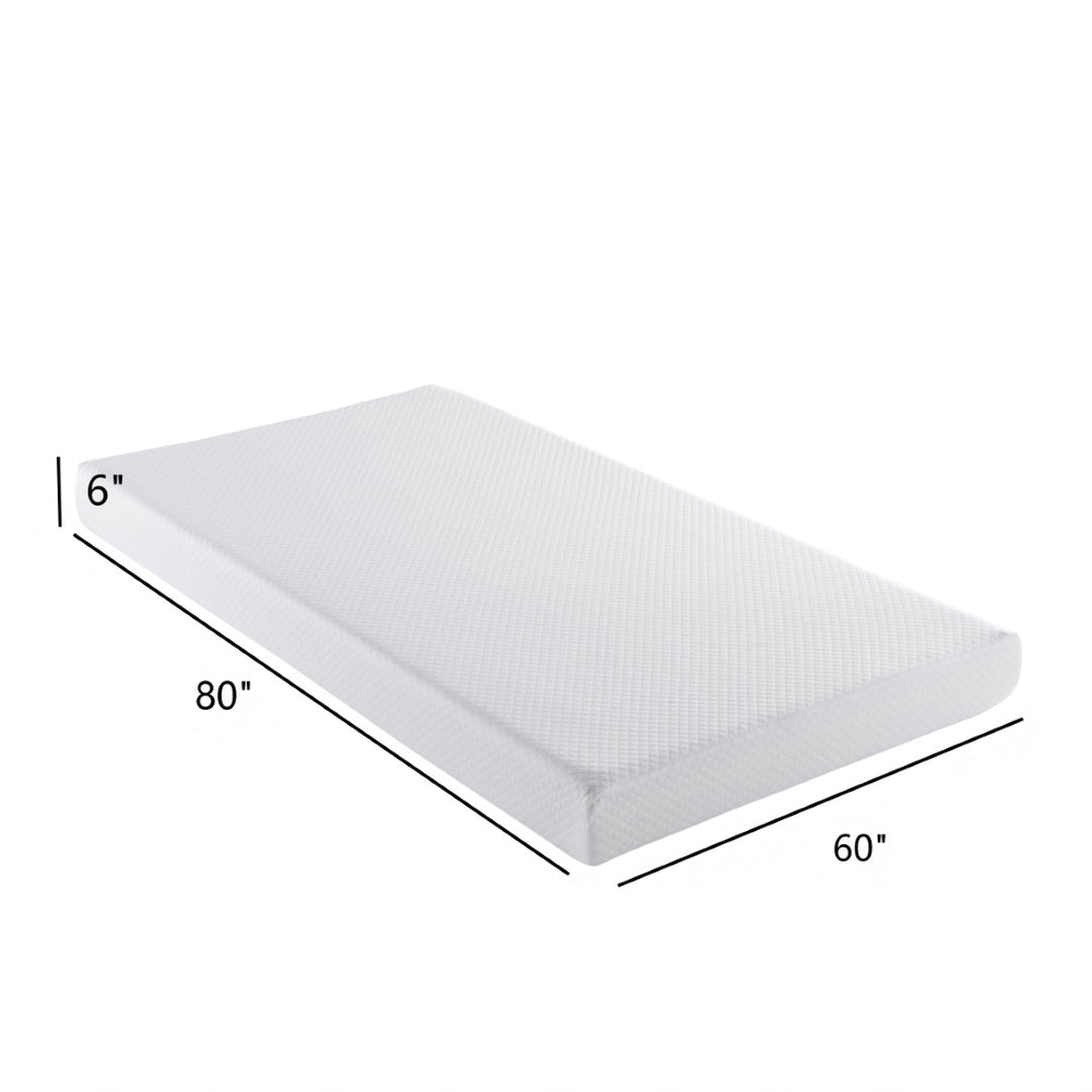 English Elm Queen 6 Inch Memory Foam Mattress Medium Firm Support for Restful Sleep B347P533449