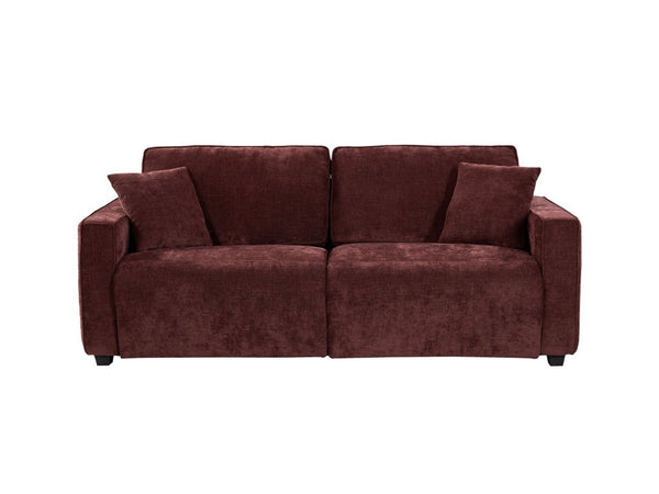 English Elm 2 in 1 Chenille Loveseat Sleeper with Deep Seat for Apartments and Guest Rooms B347P556364