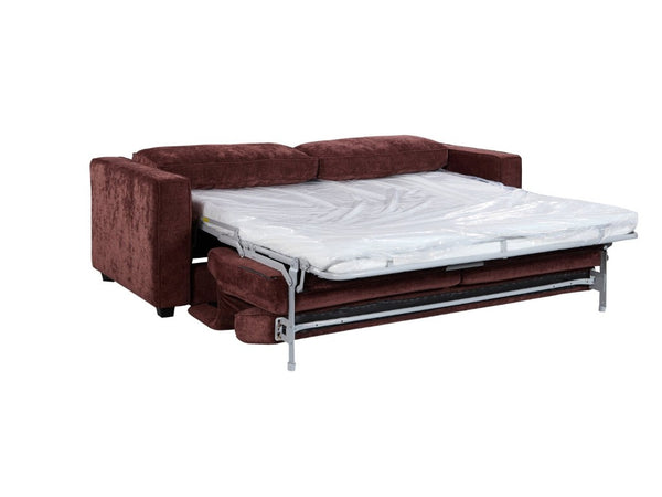 English Elm 2 in 1 Chenille Loveseat Sleeper with Deep Seat for Apartments and Guest Rooms B347P556364