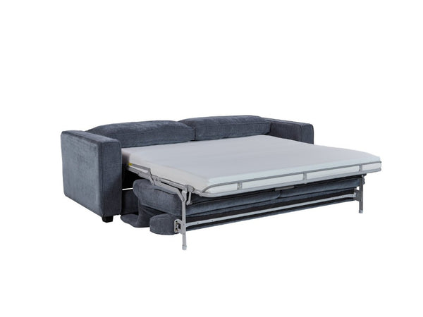 English Elm 2 Seater Chenille Sleeper Loveseat Convertible Deep Seat Couch for Small Spaces B347P556366