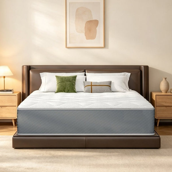 English Elm Full Size 12 Inch Hybrid Mattress Pocket Coil Memory Foam Cushioned Sleep Support B347P558344