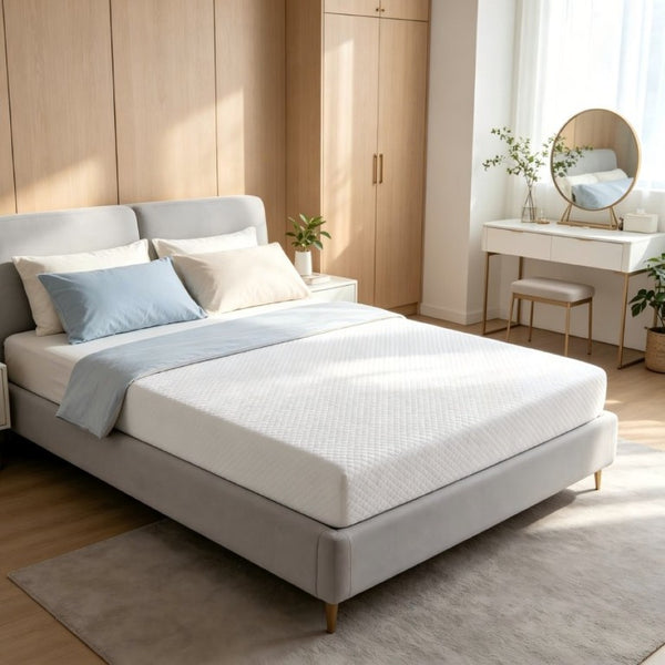 English Elm Twin 8 Inch Medium Firm Memory Foam Mattress Breathable Support for Deep Restful Sleep B347P565321