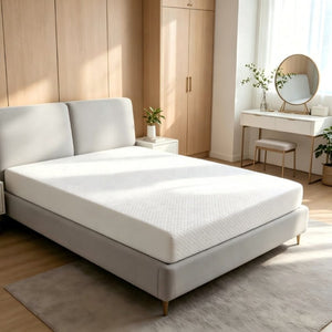 English Elm Twin 8 Inch Medium Firm Memory Foam Mattress Breathable Support for Deep Restful Sleep B347P565321