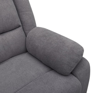 English Elm Reclining Microfiber Chair Pillow Top Armrests Tailored Design for Home Theater B347P567419