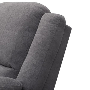 English Elm Reclining Microfiber Chair Pillow Top Armrests Tailored Design for Home Theater B347P567419