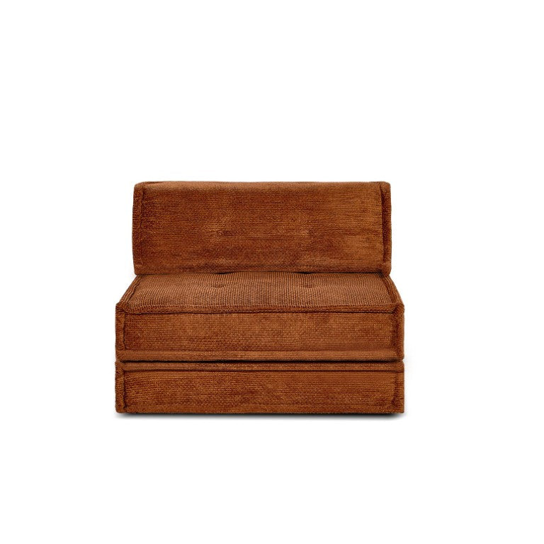 English Elm Corduroy Modular Corner Sofa Unit Tufted Sectional Piece for Living Room Loft B347P595517
