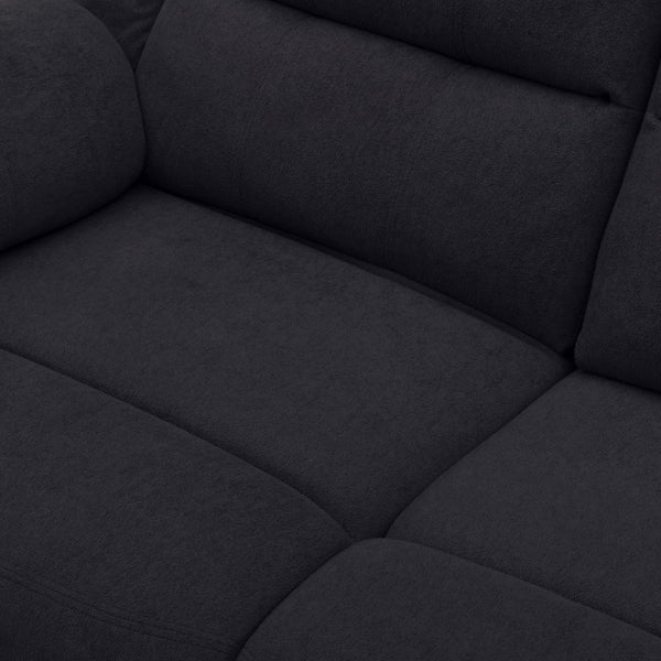 English Elm 3-Piece Microfiber Manual Reclining Sofa Set for Living Room Home Theater Use B347S00046