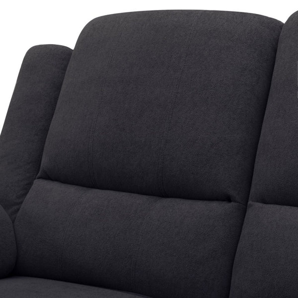 English Elm 3-Piece Microfiber Manual Reclining Sofa Set for Living Room Home Theater Use B347S00046