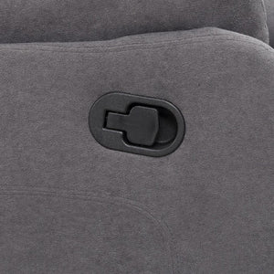 English Elm 2-Piece Reclining Sofa and Loveseat Set in Microfiber for Family Room Comfort Grey B347S00047