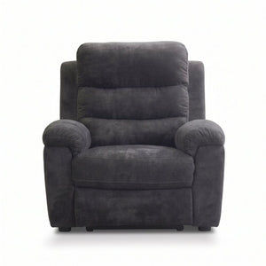 English Elm 3-Piece Manual Reclining Sofa Set with Channel Back Cushions for Modern Living Rooms B347S00054