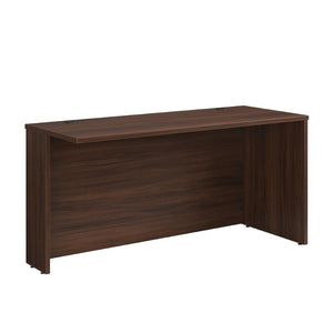 English Elm Desk 60 Inch Melamine Top with Cord Management for L-Shaped Home Office Setup Brown - A B356P494495