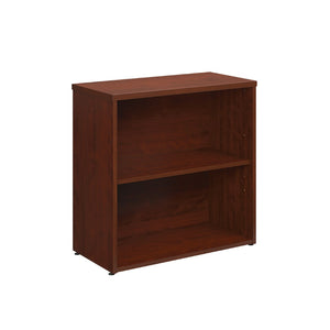 English Elm 2-shelf Bookcase Bold Red Melamine Accent Unit for Small Offices and Living Spaces Red B356P494496