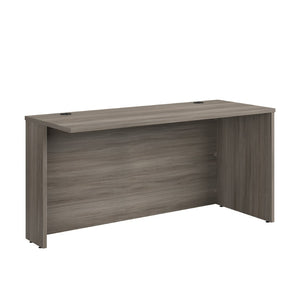 English Elm Desk 60 Inch Melamine Top with Cord Management for L-Shaped Home Office Setup Brown - B B356P494516