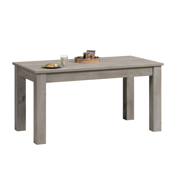 English Elm Dining Table with Lift Top Storage Hidden Compartments Warm Brown Wood Tone Finish B356P494522
