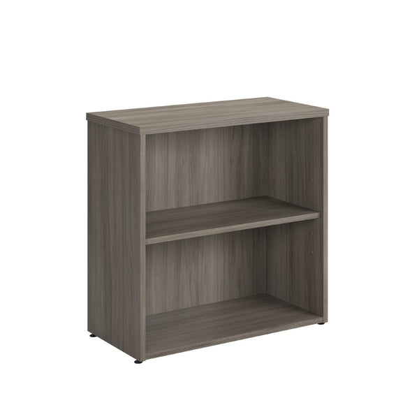 English Elm 2-shelf Bookcase Bold Red Melamine Accent Unit for Small Offices and Living Spaces Brown - A B356P494537