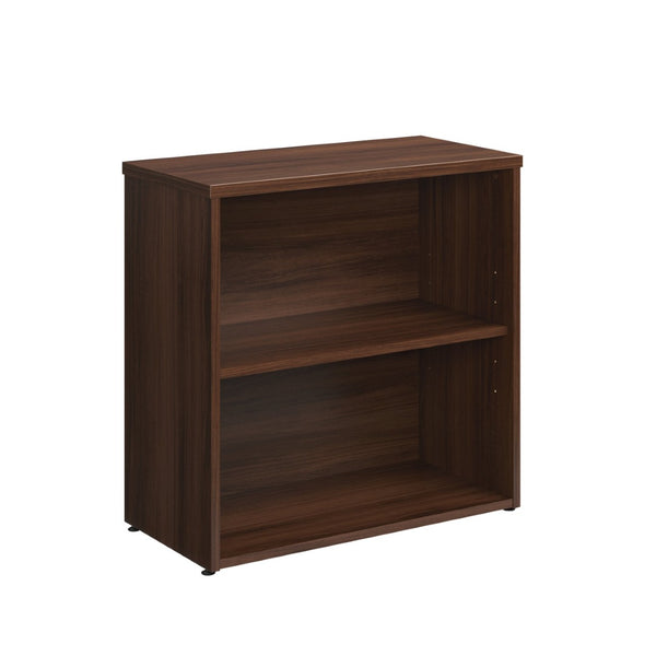 English Elm 2-shelf Bookcase Bold Red Melamine Accent Unit for Small Offices and Living Spaces Brown - B B356P494542