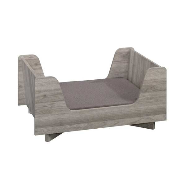 English Elm Milo Modern Wood Frame Dog Bed with Washable Cushion for Small and Medium Pets B356P494610