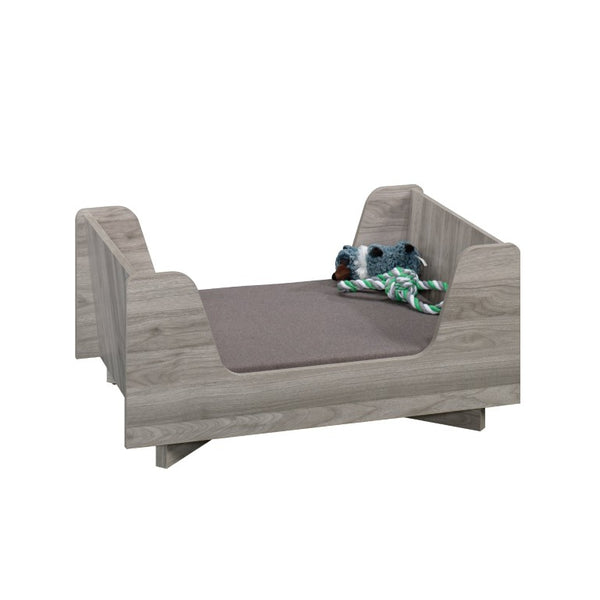 English Elm Milo Modern Wood Frame Dog Bed with Washable Cushion for Small and Medium Pets B356P494610