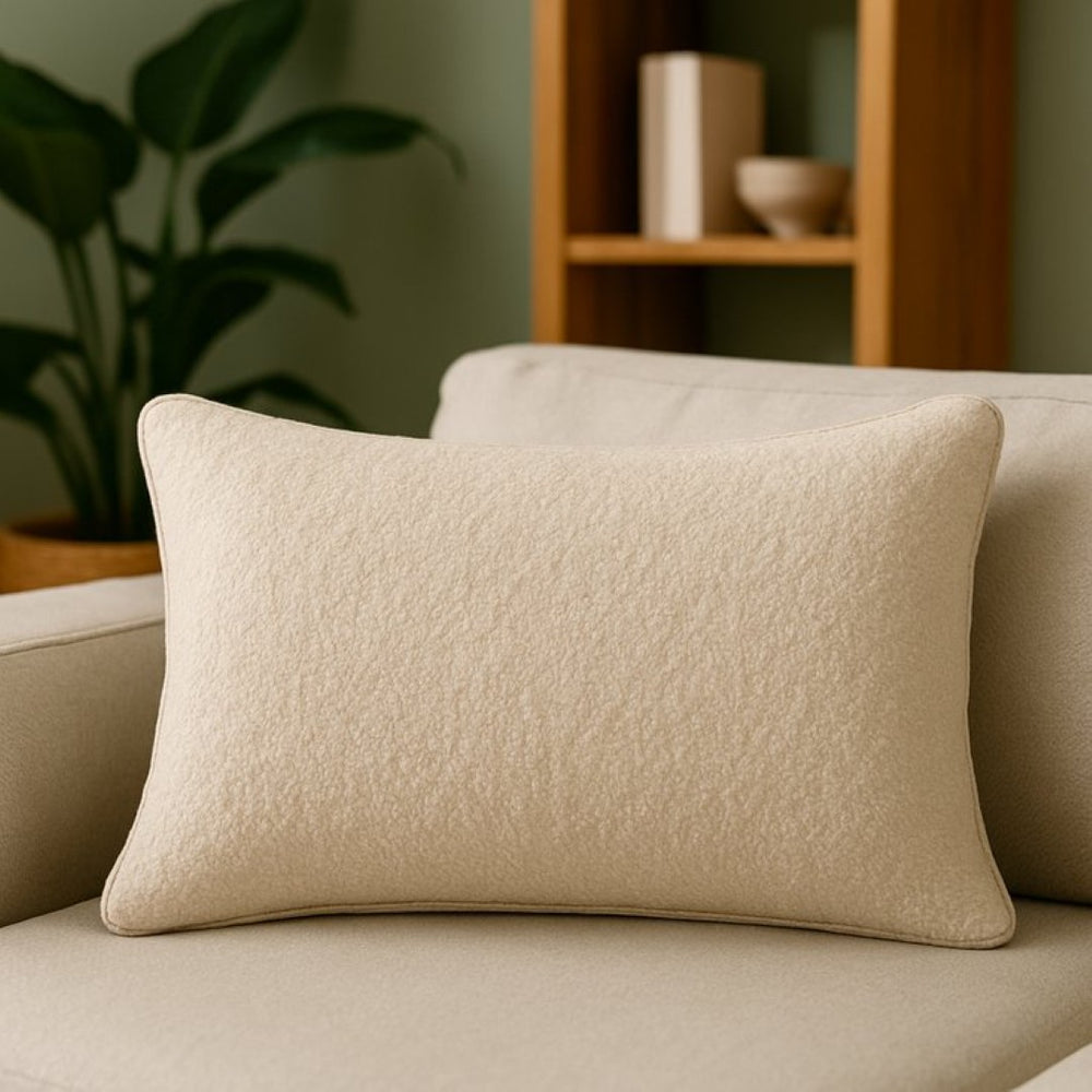 English Elm Homey Cozy Textured Throw Pillows Structured Fill Japandi Minimalist Accent Set B357P464666