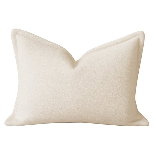 English Elm Homey Cozy Ivory Throw Pillows Structured Edge Plush Fill Neutral Living Room Set B357P465720
