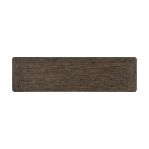 English Elm Dark Oak Wire-brushed 8 Drawer Dresser with Felt Lined Storage for Bedroom B361P537285