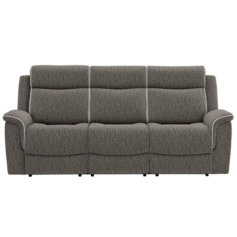 English Elm Zero-Gravity Power Reclining Sofa with USB Port and Lumbar Support in Woven Slate B361P596343