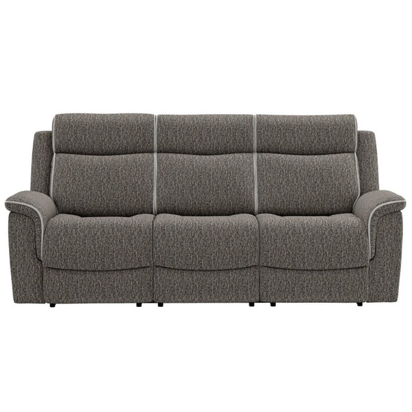 English Elm Zero-Gravity Power Reclining Sofa with USB Port and Lumbar Support in Woven Slate B361P596343