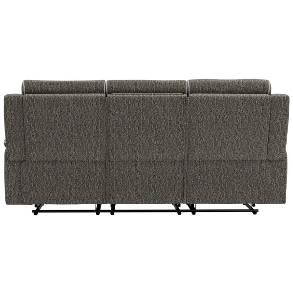 English Elm Zero-Gravity Power Reclining Sofa with USB Port and Lumbar Support in Woven Slate B361P596343