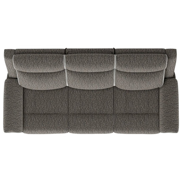 English Elm Zero-Gravity Power Reclining Sofa with USB Port and Lumbar Support in Woven Slate B361P596343