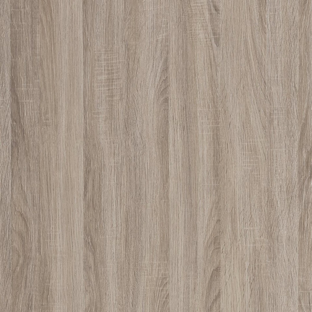 English Elm Nightstand with Two Drawers Elevated Base Minimalist Oak Laminate Bedroom Storage Natural Oak B365P504365