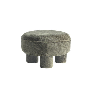 English Elm Accent Ottoman Chenille Upholstered Rectangular Living Room Centerpiece with Chunky Legs Olive Green B365P504400