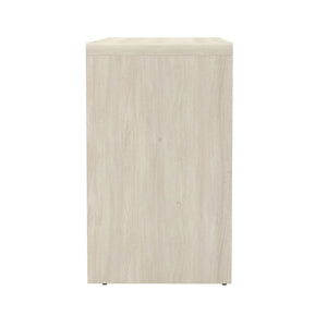 English Elm Sideboard with Fluted Drawer Fronts Push Open Handle Free Design for Dining Rooms Oak B365S00176