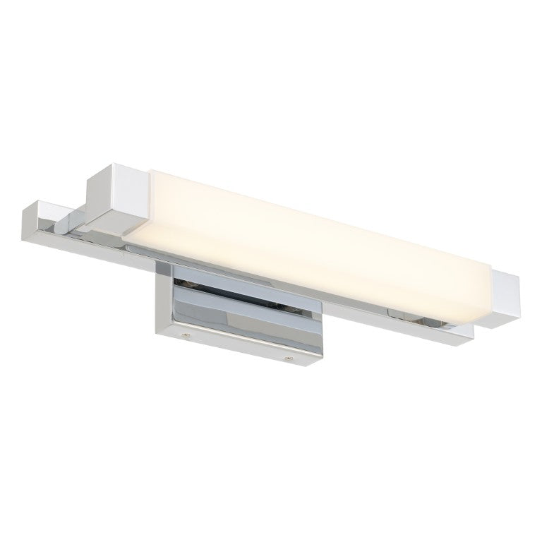 English Elm 20-Inches Chrome LED Vanity Bar Light with Selectable Color Temperature and Dimmer B370P394088
